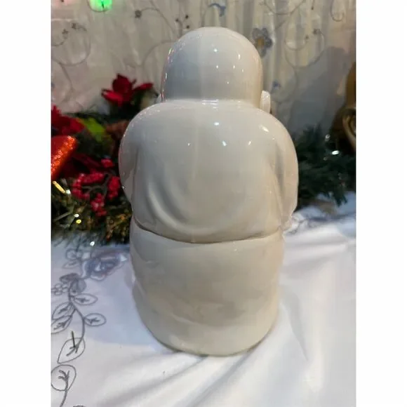 Vintage White Porcelain Happy Buddha Statue - Picture 5 of 7